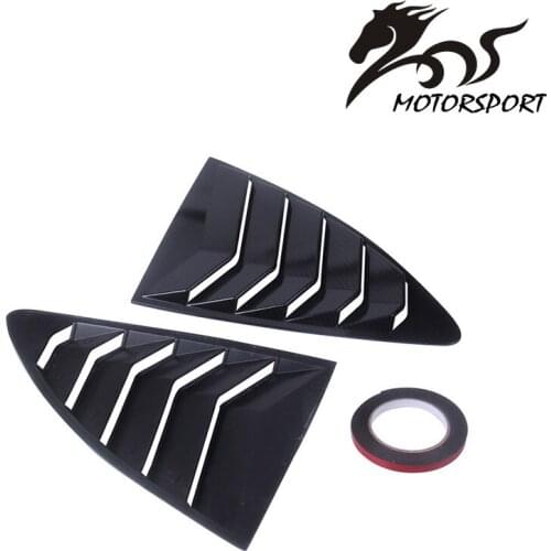 ABS car Styling Car Sticker Carbon Fiber 1/4 Quarter Side Window Louvers Scoop Cover Vent for Toyota 86 and subaru BRZ