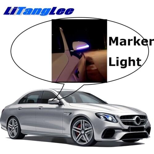 NOVOVISU Car Rearview Mirror Marker Light Welcome Light Turn Signal Update Lamp For Mercedes-Benz E MB W213 2016~2019