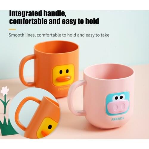 Mouthwash Cup Home Children Cartoon Cute Tooth Brushing Cup Creative Simple Ins Wind Plastic Cups
