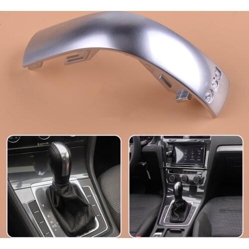 DWCX ABS Silver Car DSG Shift Knob Gear Center Trim Cover Fit for VW Golf MK6 MK7 Passat B7 B8 Jetta MK6
