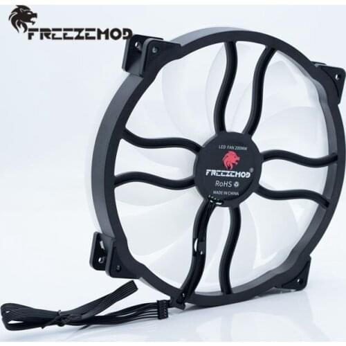 FREEZEMOD Rainbow Aurora 20CM chassis fan AURA synchronous CE ROSH certification. FAN-L20