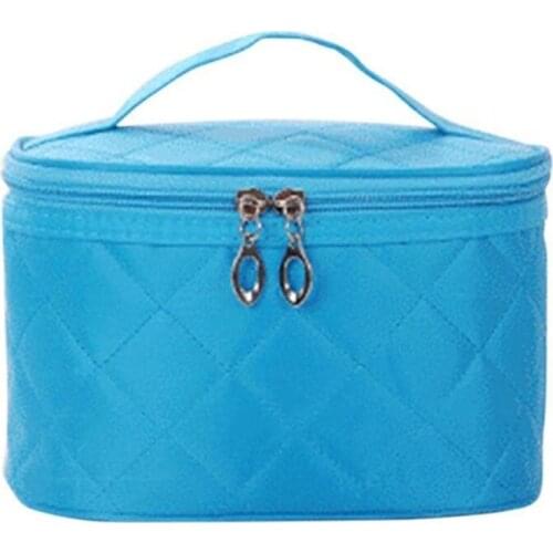 Functional Cosmetic Bag Women Fashion Oxford Travel Make Up Necessaries Organizer Zipper Makeup Case Pouch Toiletry Kit Bag