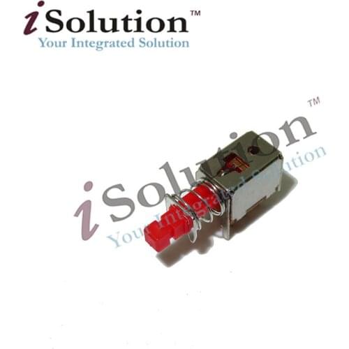 Key Switch PS-22F02 6Pins Self Locking Red Push Button Switches