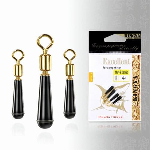 Copper head swivel float seat anti-knotting and anti-winding float seat competitive fishing float seat line set accessories