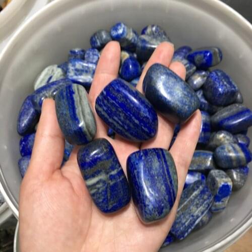 Natural lapis lazuli stone quartz tumbled healing crystal gravel for home decoration