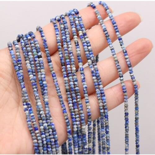 New Style Natural Stone Bead Section Lapis lazuli Small Beads For DIY Jewelry Making Necklace Bracelet Accessory
