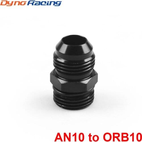 ORB-10 O-ring Boss AN10 10AN to AN10 10AN Male Adapter Fitting Black BX101905
