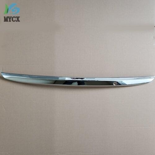Fit For Toyota COROLLA 2011 E140 Chrome Rear Trunk Cover Trim Tail Gate Cargo Door Handle Garnish Molding Styling