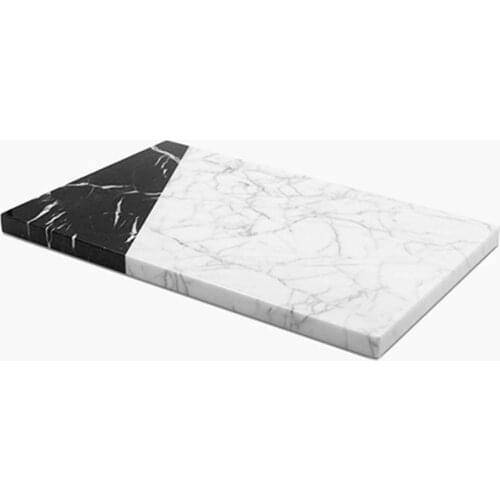 Natural Marble Stitching Marble Storage Tray, Large Pastry Board, Jewelry Display Holder