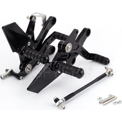For Kawasaki Ninja 400 2018 2019 Ninja 400 Z400 Foot Rests Pegs Motorcycle CNC Adjustable Rearset Footrest Footpegs Accessories