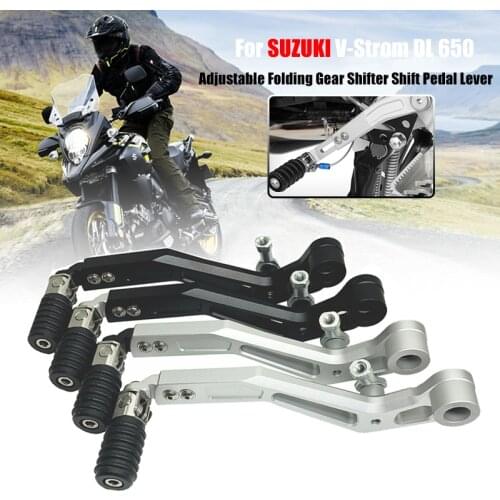 DL650 Adjustable Folding Gear Shifter Shift Pedal Lever For SUZUKI V-Strom DL 650 V-STROM 650/XT 2017-2021 2019 2020 Motorcycle