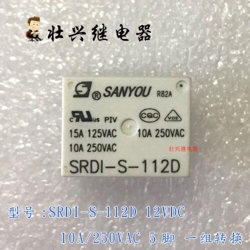 Relay SRDI-S-112D 5PIN 10A250VAC 12VDC