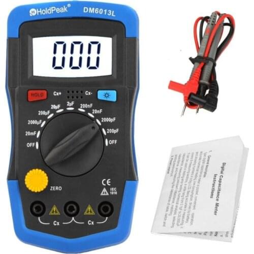 Handheld Digital Capacitance Meter Capacitor Tester Capacimeter Electronic Auto Drop Ship