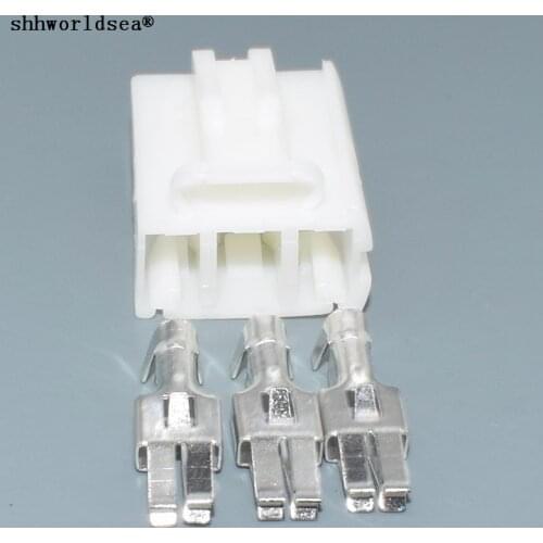 Shhworldsea 3pin for Skoda cigarette lighter aperture ambient light lossless wiring harness plug 1J0 919 321
