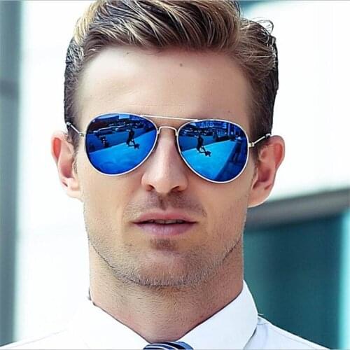 2020 New Classic aviation Hot Sunglasses Women Fashion Vintage Sunglasses Men Frog Mirror UV400 Sun Glasses Unisex Oculos De Sol