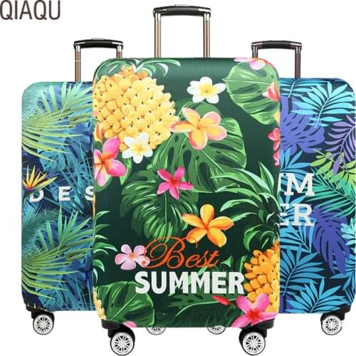QIAQU Thicker Travel Suitcase Protective Cover Trolley Elastic Luggage Dust Cover Apply to18-32 inch Travel Accessories