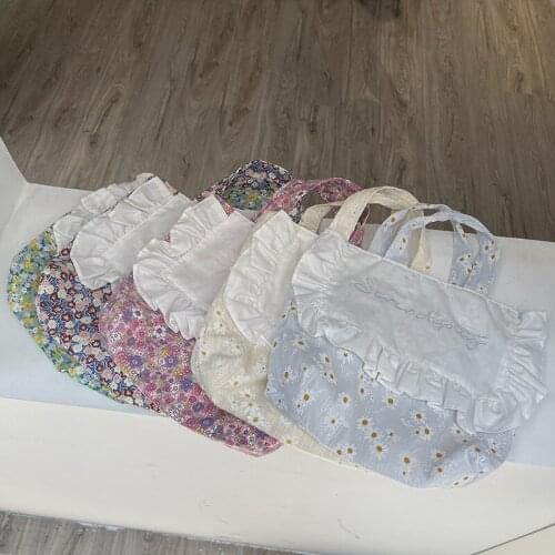 Vintage Womens Bento Shoulder Bag Retro Flower Serendipity Embroidery Ladies Shopping Canvas Handbags Female Purse Shopper Bag