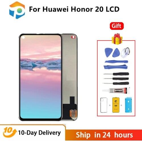 6.26" For Huawei Honor 20 LCD Display Touch Screen Digitizer For Huawei YAL-L21 YAL-L61A YAL-L71A Nova 5T LCD Replacement Parts