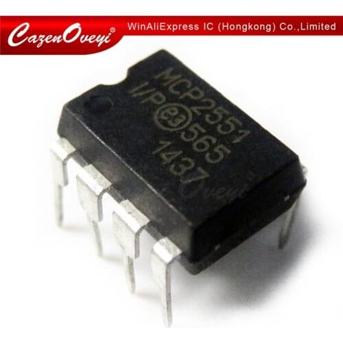 1pcs/lot MCP2551-I/P MCP2551 2551-I/P DIP-8 In Stock