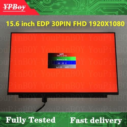 15.6 inch NV156FHM-N6A V8.0 FHD 1920X1080 30Pins matter LCD Display Screen matrix FRU: 5D10X81512