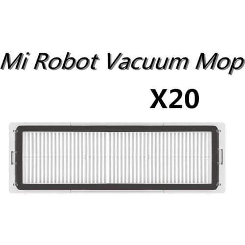 20PCS Washable Accessories Filter For Mi Robot Vacuum mop 1c STYTJ01ZHM Robot Vacuum Cleaner Parts Kits