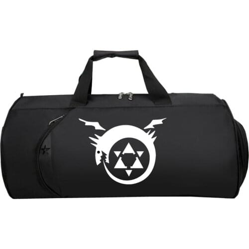 Anime Fullmetal Alchemist Travel Bag teenagers Travel Bags Large Capacity bag Women Men Multifunctional Travel Duffle Bags