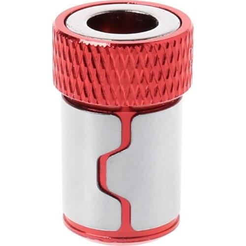 Screwdriver Bits Magnetic Ring 1/4" 6.35mm Metal Strong Magnetizer Screw