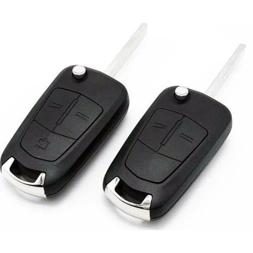 Car Key Shell Case Cover 2/3 Button Flip Folding For Vauxhall Opel Corsa Astra Zafira Insignia Vectra Key Replacement