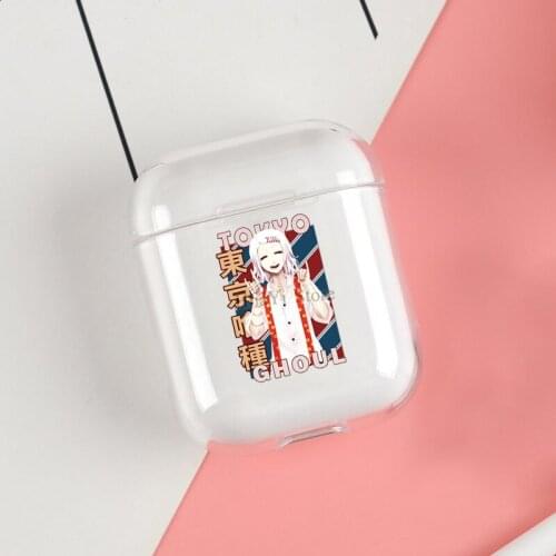 Juuzou Suzuya Anime Tokyo Ghoul Cases For Apple AirPods 1 2 Case Clear Wireless Bluetooth Earphone Case Protective Shell