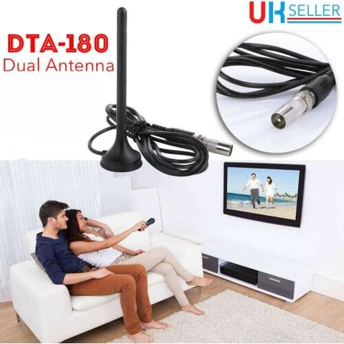 Indoor outdoor 30dBi HD Digital TV Antenna DTA180 DVB-T/FM Freeview TV Aerial Antenna with Magnetic Base TV Antenna