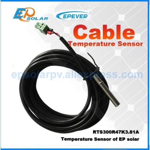 Temperature sensor for home use solar charge controller regulator