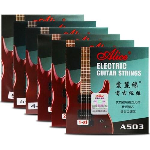 Guitar String 1/ 2/ 3/ 4/ 5/ 6 set strings Electric guitar parts string anti-rust nickel alloy wound strings Guitar accessories