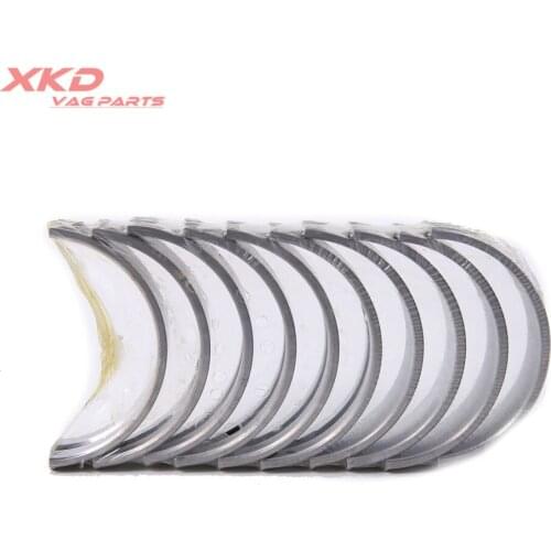 10Pcs Crankshaft Main Bearing Set For V-W J-etta Golf -Beetle Passat A-udi A3 A4 A6 TT 1.8 1.8T 2.0