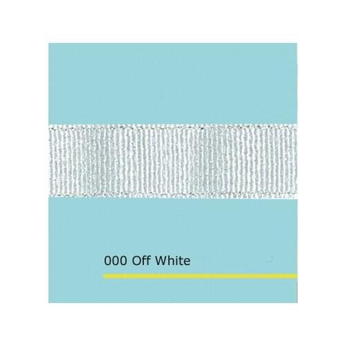 7/8" inch (22mm) Silver Purl Off White grosgrain ribbons