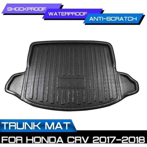 Car Rear Trunk Boot Mat Waterproof Floor Mats Carpet Anti Mud Tray Cargo Liner For Honda CRV 2017 2018