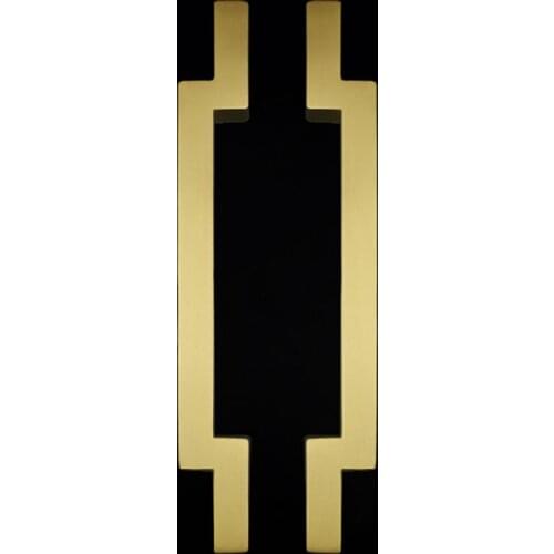 1 pair (2pcs) Brass Cabinet Handle Knobs Wardrobe Door Handles Bathroom Kitchen Pulls Free Shipping