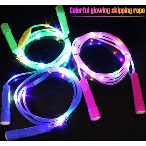 Lightweight Skipping Rope Lighting Plastic Jump Rope, 9.2ft for Kids Fun and Fitness