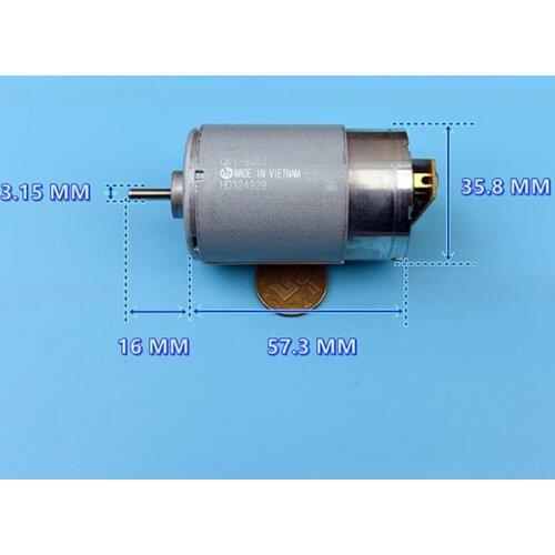 Mabuchi RS-555PH Motor DC 24V 36V 48V Slow Speed Large Torque Precision Small Electric Motor Printer Copier Office Equipment