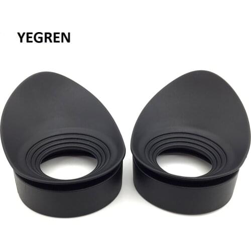 One Pair Binoculars Rubber Eye Cups Eye Guards Caps Inner Diameter 40 mm for Microscope Eyepiece Telescopes Eyecups