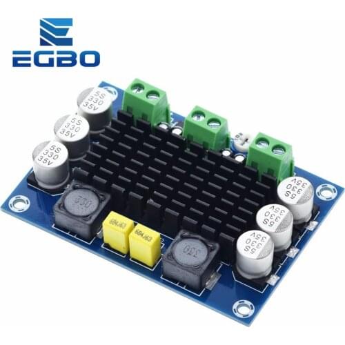 EGBO TPA3116 D2 TPA3116DA DC 12V 24V 100W Mono Channel Digital Power Audio Amplifier Board TPA3116D2 Large Capacity Board