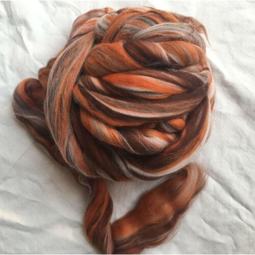 WFPFBEC 70s Australia COMBED 100% WOOL fiber merino diy wool for neddles felting 50g 100g 200g 300g 500g 1000G NO.113