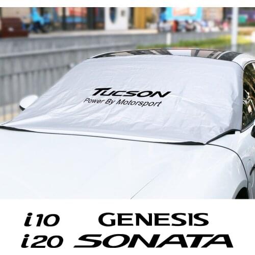 For Hyundai Tucson GDi GENESIS I10 I20 I40 IX20 IX35 SANTAFE SOLARIS SONATA Car Windshield Sunshade Cover Auto Accessories