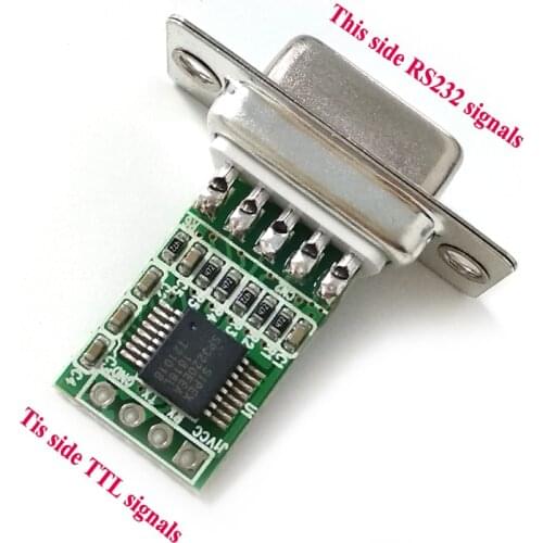 SP3220 ttl rs232 Converter DB9 to TTL 3.3v Adapter stc isp Flash Module