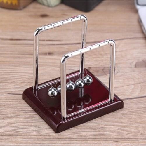 Newtons Cradle Steel Balance Physics Ball Science Pendulum Educational Balance Ball Antistress Games Kids Teaching Toys Supplies
