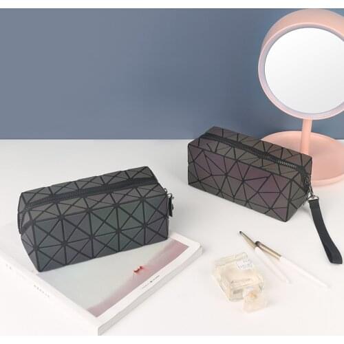 PU Makeup Bags Multifunctional Travel Lady Storage Bag Ladies Wash Bag Fabric Zipper Coin Purse Cosmetic Storage Bag