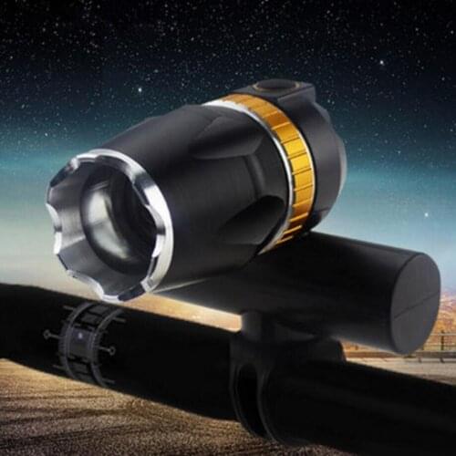 Bike light bicycle front headlights T6 night riding light flashlight mountain bike USB rechargeable headlight glare F1243YQ