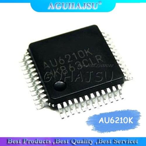 1PCS AU6210K AU6210 LQFP48 original authentic built-in radio control mountain view