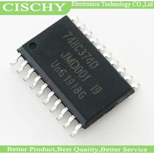 10pcs/lot 74HC374D 74HC374 SOP-20 7.2MM
