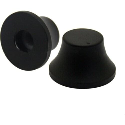 2Pcs Aluminum alloy For Rotary Taper Potentiometer Hole 6mm Knob Volume Switch Rotary Encoder Knobs cap 23*14.5mm