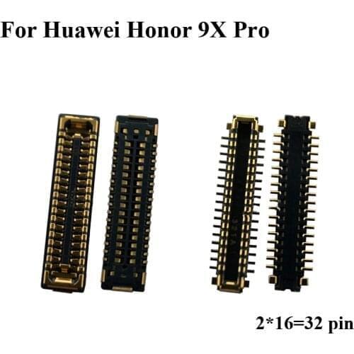 2pcs For Huawei Honor 9X Pro 9 X pro LCD display screen FPC connector Honor9X pro Parts 9Xpro logic on motherboard mainboard